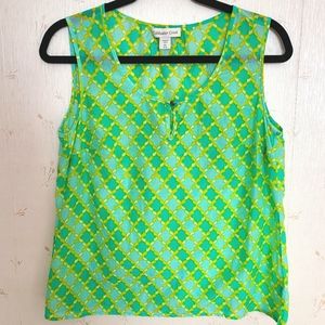 Cotton and silk, Coldwater creek blouse, size xs